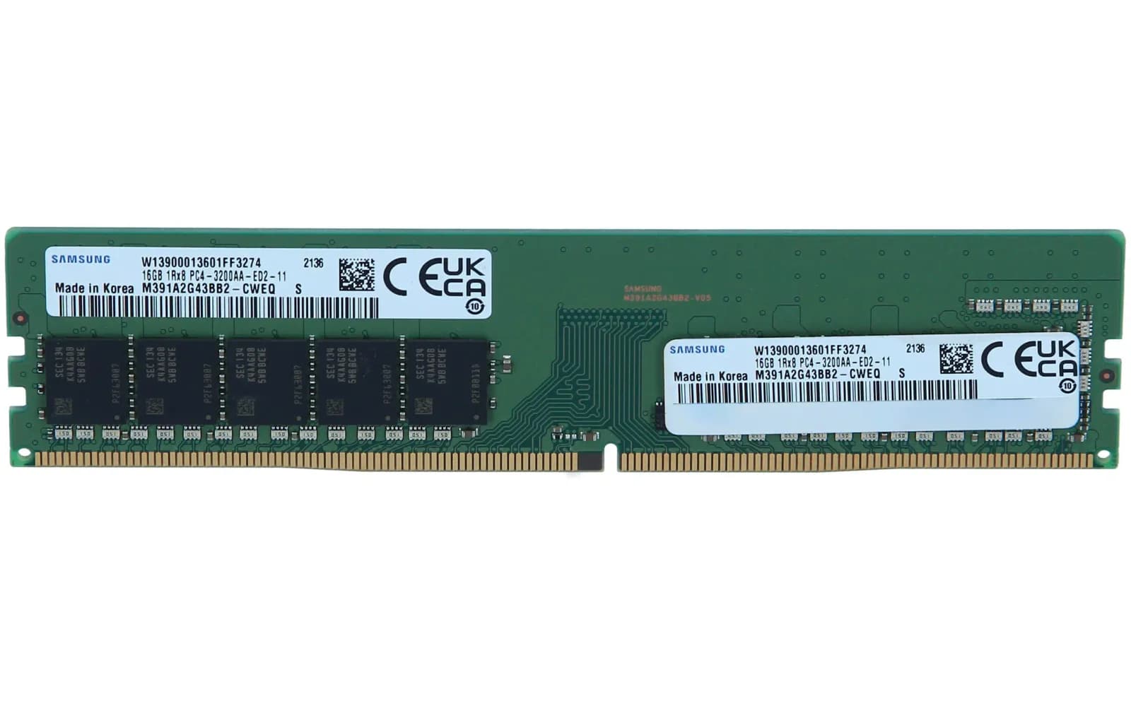 DELL DDR4, module, 16 GB, DIMM 288-pin, 3200 MHz / PC4-25600, unbuffered, ECC (SNPR1WG8C-16G)