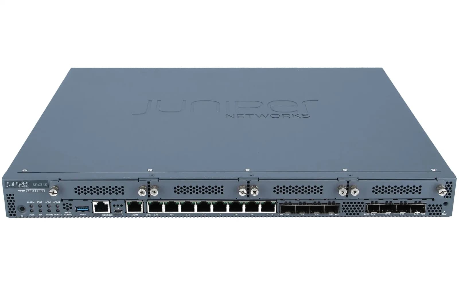 Juniper SRX340 Services Gateway, təhlükəsizlik cihazı (SRX340-SYS-JB)