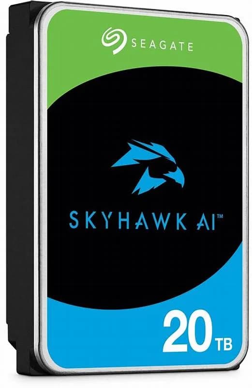 Seagate SkyHawk AI, Hard drive, 20 TB, internal, 3.5", SATA 6Gb/s, buffer: 512 MB (ST20000VE003)