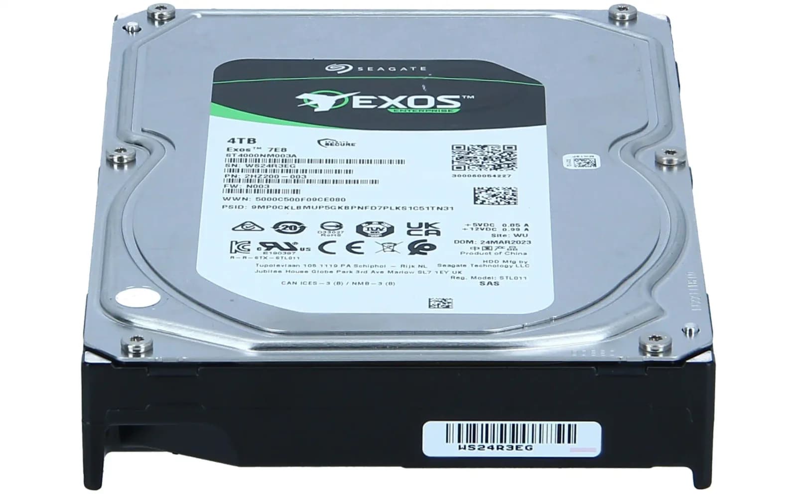 Seagate Exos 7E8 ST4000NM003A, sərt disk, 4 TB, daxili, 3.5" (8.9 cm) (ST4000NM003A)