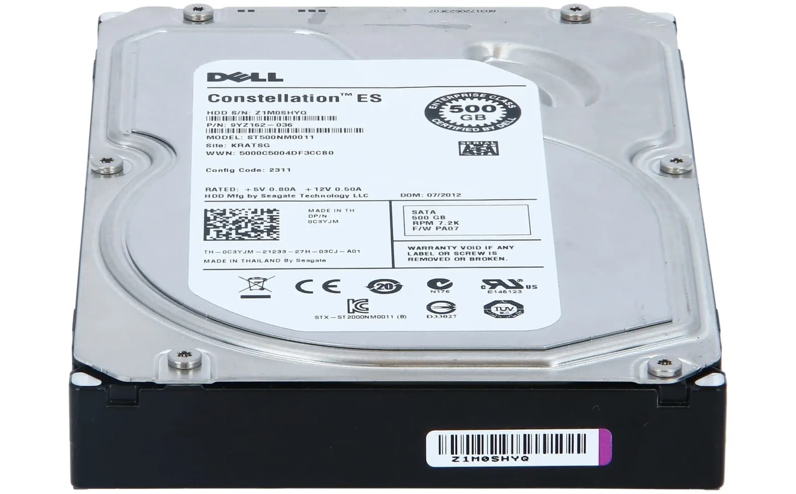 Server aksesuarı Seagate ST500NM0011 (ST500NM0011)