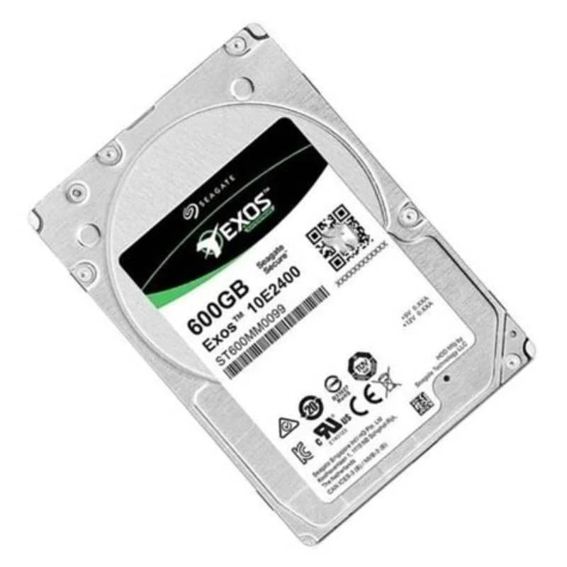 Seagate Exos 10E2400, Hard drive, 600 GB, internal, 2.5" SFF, SAS 12Gb/s, 10000 rpm, buffer: 128 MB (ST600MM0009)