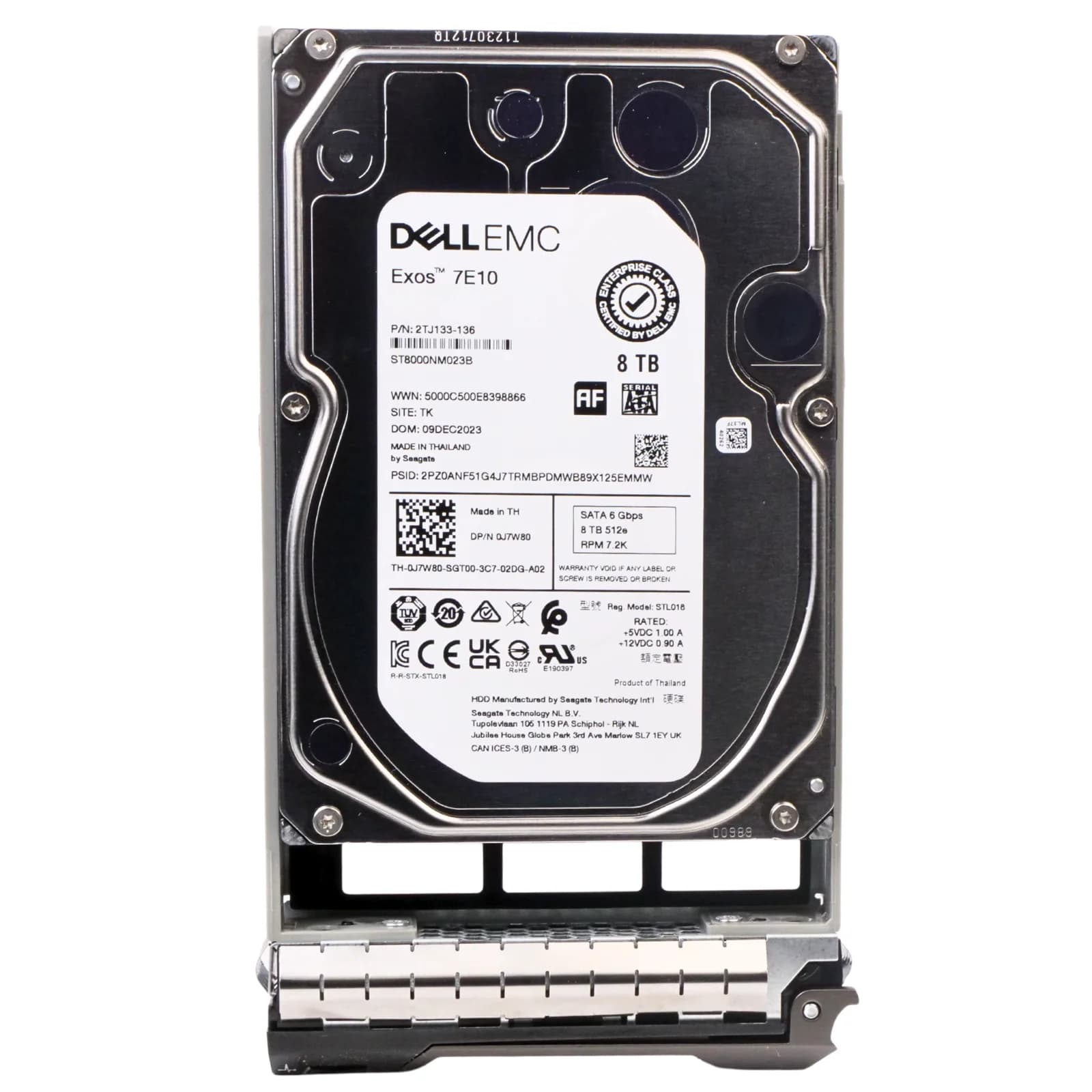 Dell T05HP, 3.5 Zoll, 8000 GB, 7200 RPM (T05HP)