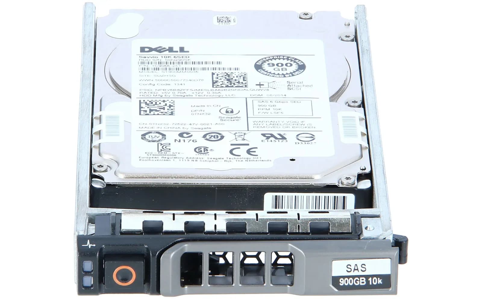 DELL 900GB 2.5 10K SAS SED 6GBPS HDD (TNX32)