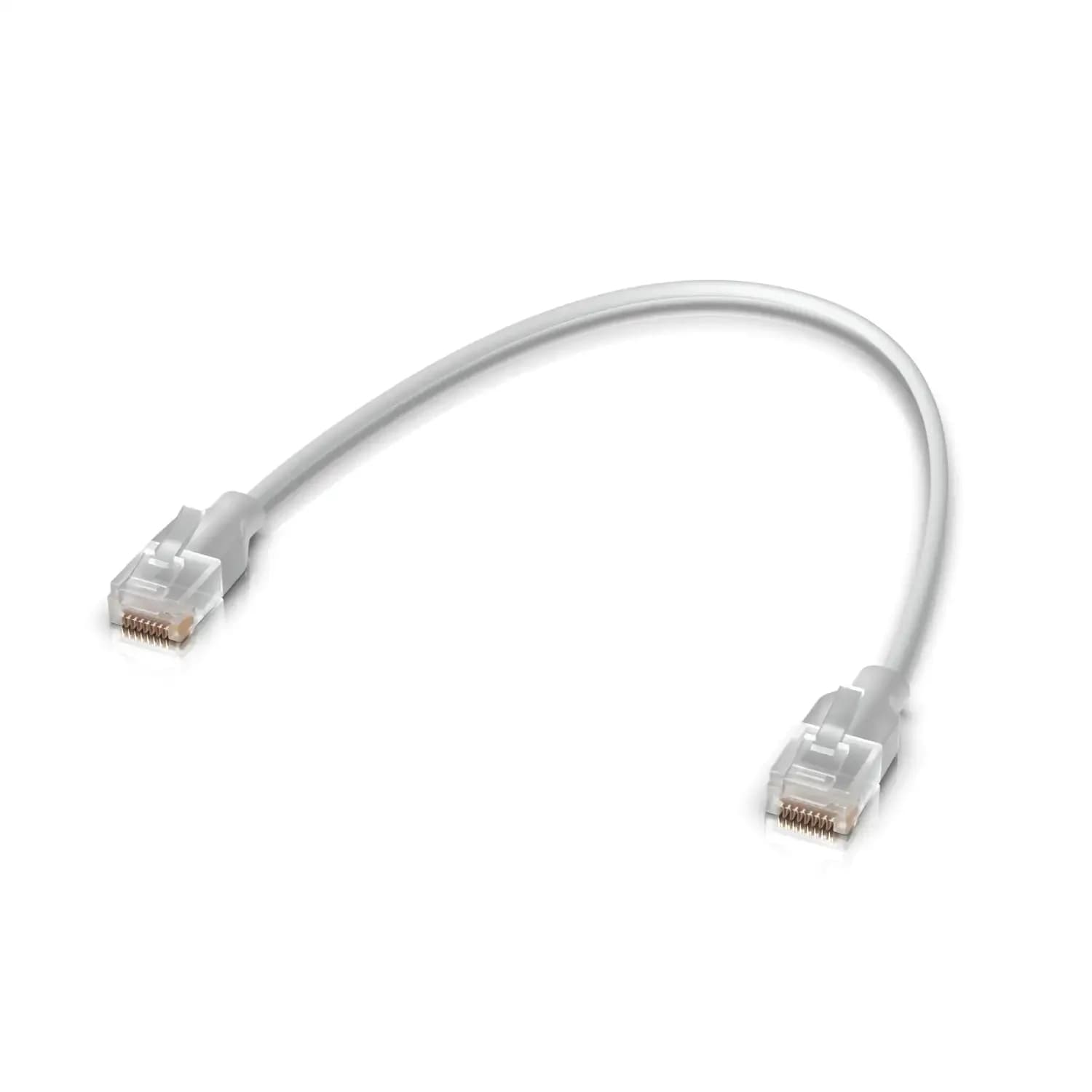 Ubiquiti UniFi, Ethernet 10GBase, Patch cable, RJ-45 (M) to RJ-45 (M), 30 cm, 2.5 mm, white (UACC-CABLE-PATCH-EL-03M-W)