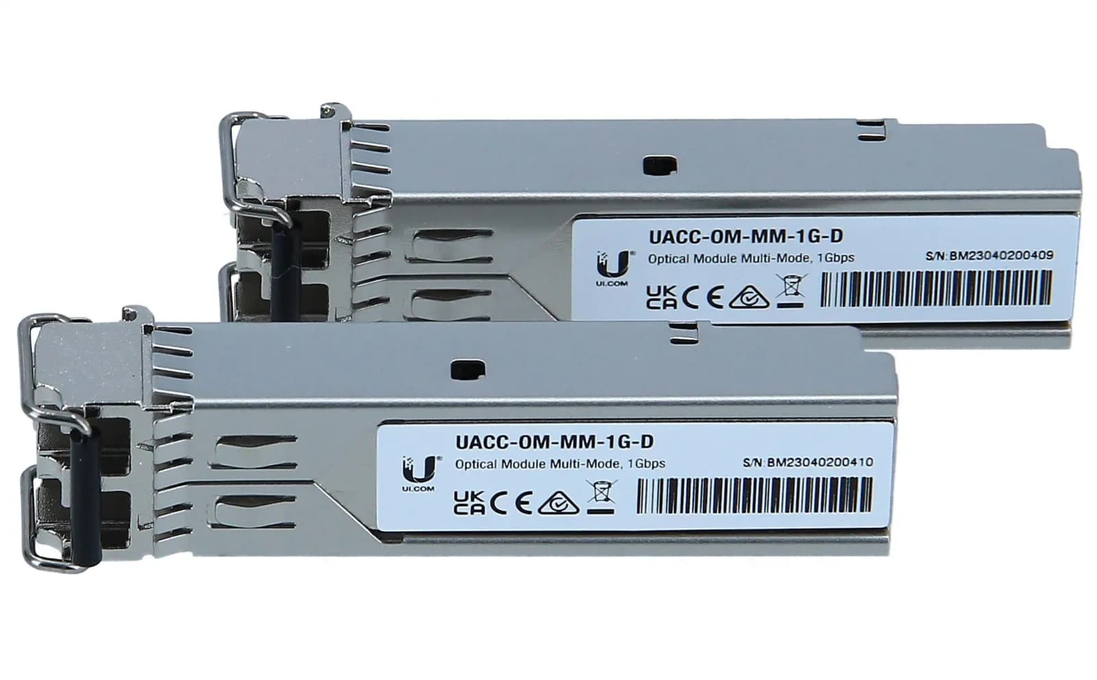 Ubiquiti SFP (Mini-GBIC)-transiver модуль, GigE, LC Multi-Mode, 550 m, 850 nm (Packung ilə 2) (UACC-OM-MM-1G-D-2)
