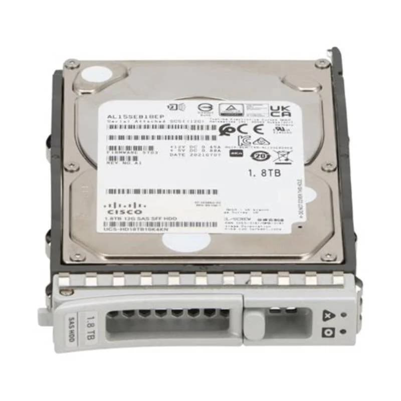 Cisco 1.8TB 10K 12Gbps 2.5" SAS HDD (4K), Жёсткий диск, Serial Attached SCSI (SAS) (UCS-HD18TB10KS4K)