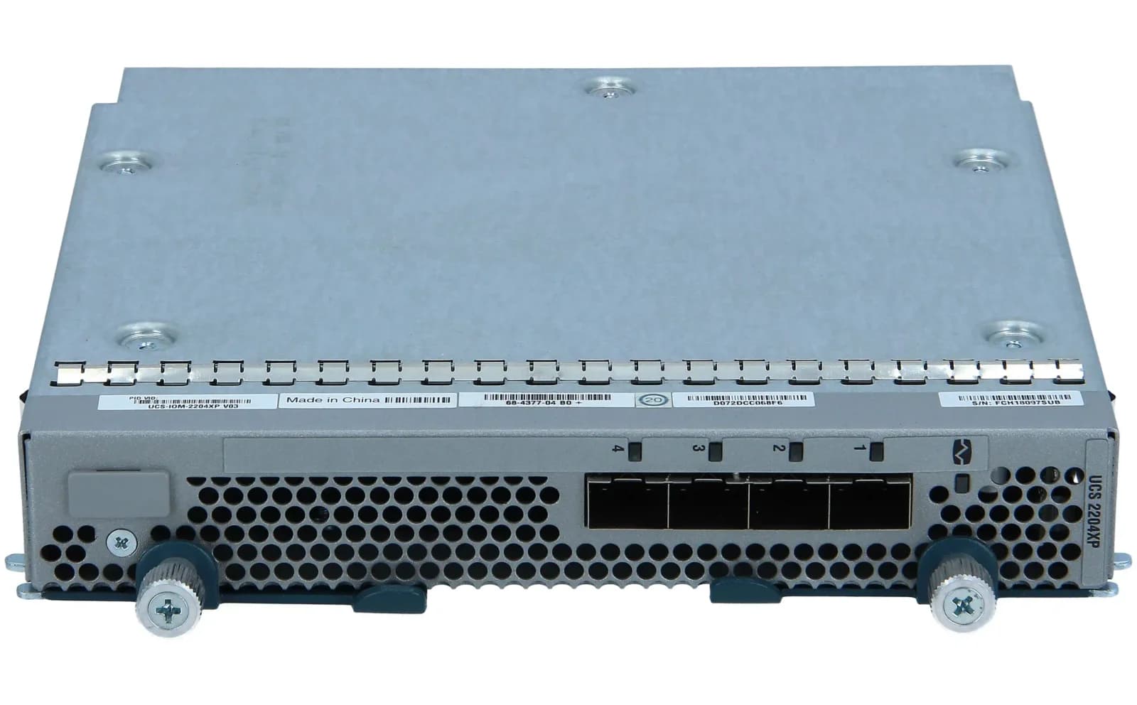Cisco UCS 2204XP I/O Module (4 External, 16 Internal 10Gb Ports) (UCS-IOM-2204XP)
