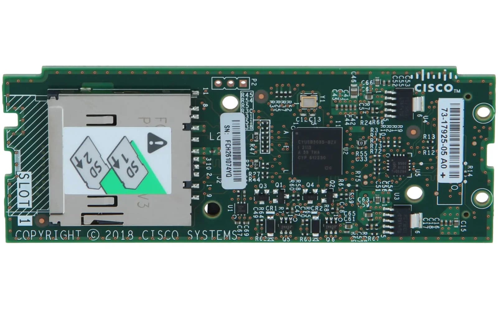 Cisco Dual SD Card Module, kart adapteri (SD) (UCS-MSTOR-SD)