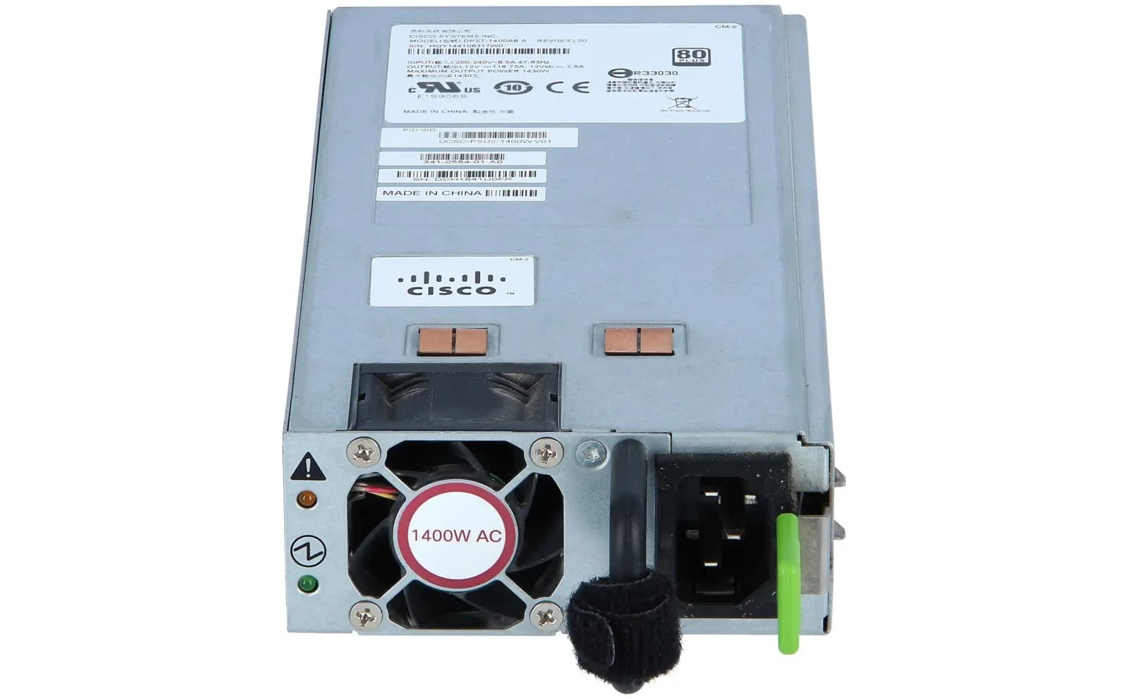 Cisco qida bloku redundant / Hot-Plug (Plug-In-модуль) (UCSC-PSU2-1400W)