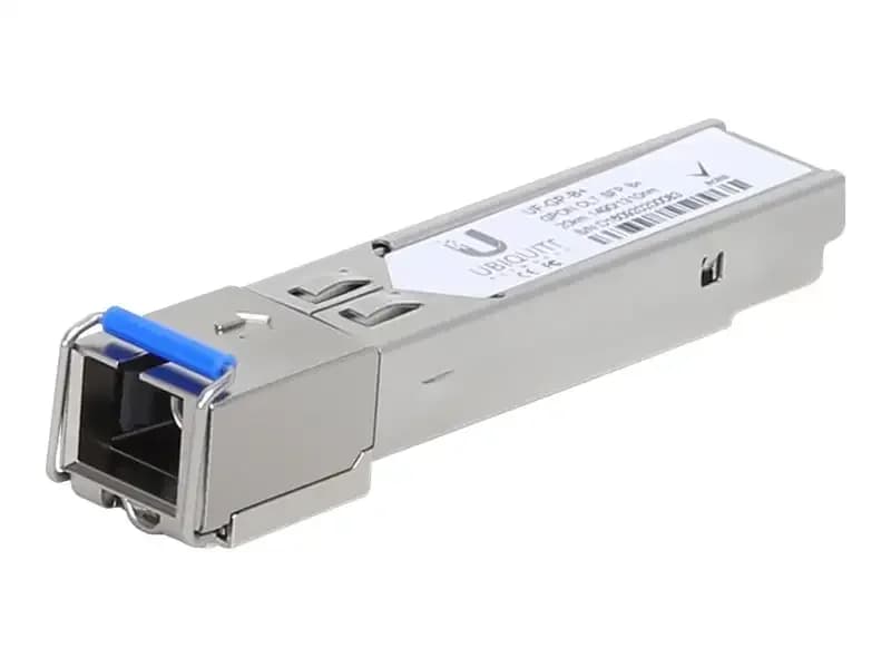 Ubiquiti SFP (mini-GBIC) transceiver module, SC/UPC single-mode, 20 km, 1490 (TX) / 1310 (RX) nm (UF-GP-B)