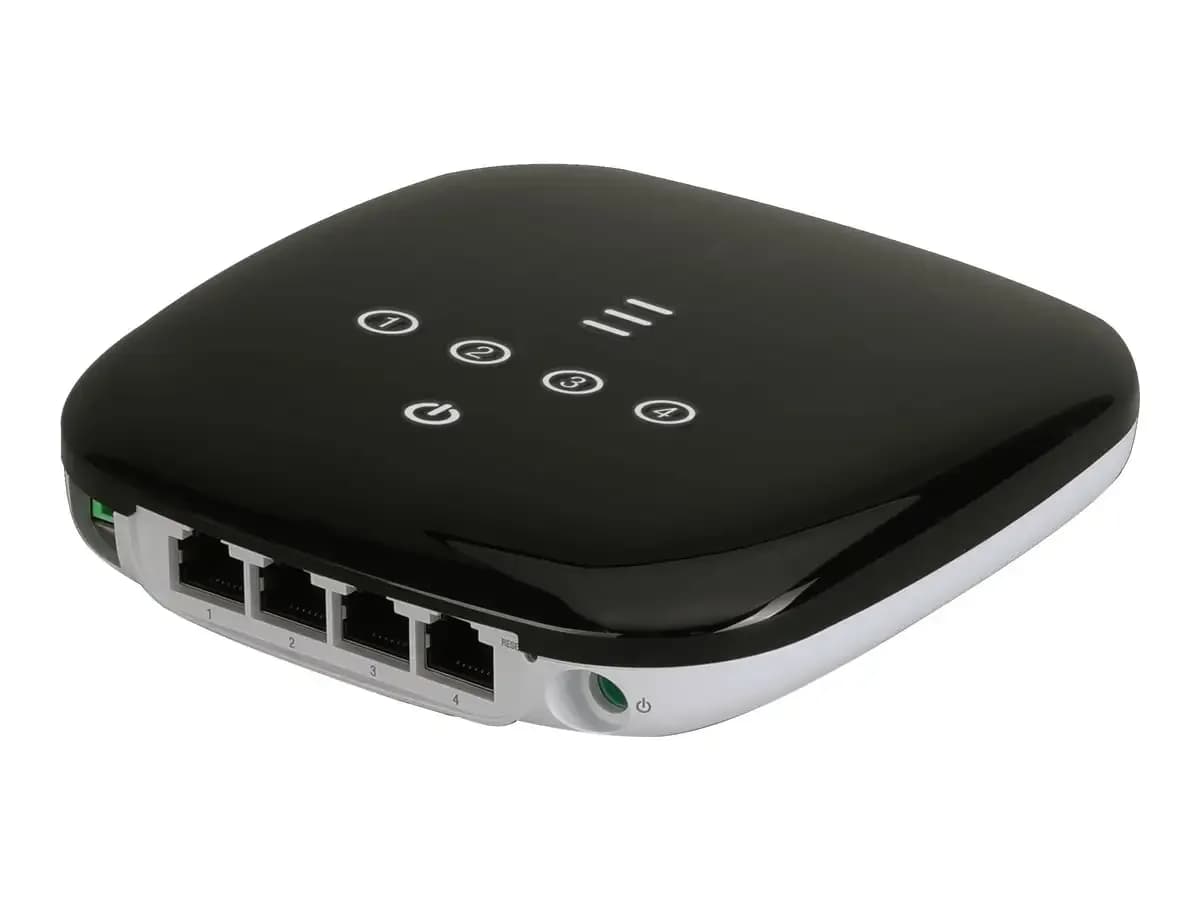 Ubiquiti UFiber WiFi, Wireless router, 4-port switch, GigE, GPON, Wi-Fi, wall-mountable (UF-WIFI)