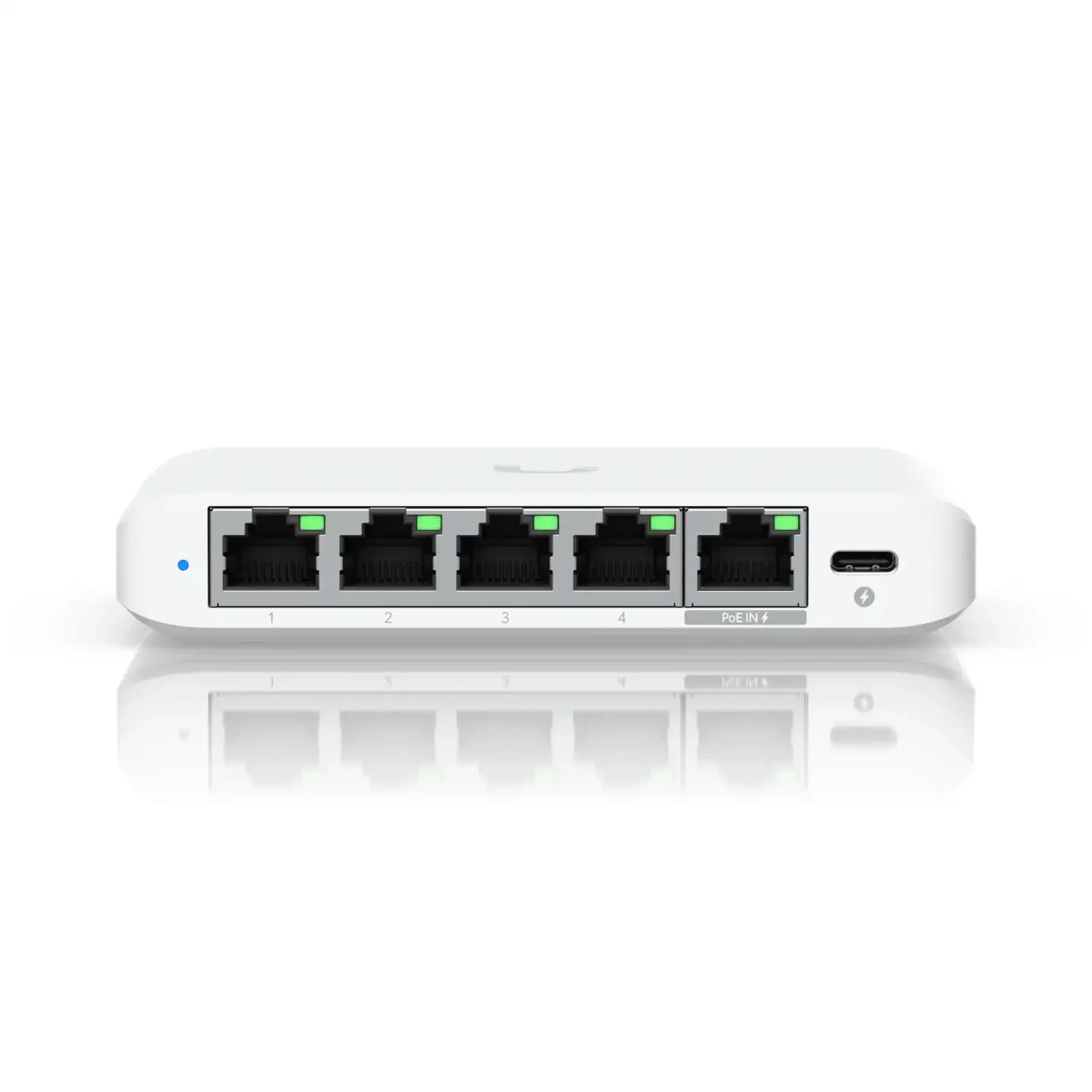 Ubiquiti UniFi Switch Flex Mini 2.5G, Switch, L2+, Managed, 4 x 2.5GBase-T + 1 x 2.5GBase-T (PoE), desktop, PoE (USW-FLEX-25G-5)