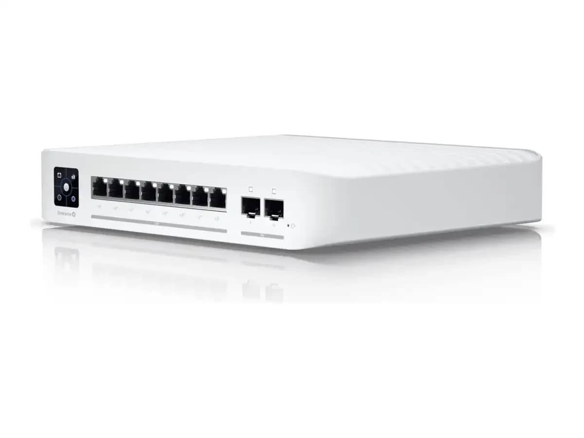 Ubiquiti UniFi Switch Pro 8 PoE, Switch, L3, Managed, 2 x 10/100/1000 (PoE++) + 2 x 10Gb Ethernet SFP+ + 6 x 10/100/1000 (PoE+), (USW-PRO-8-POE)