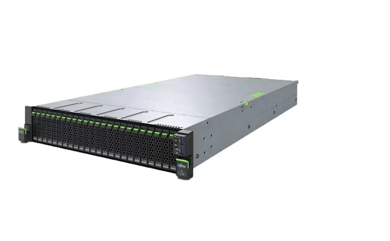 Fujitsu PRIMERGY RX2540 M7, Сервер, rack-mountable, 2U, 2-way, 1 x Xeon Gold 5415+ / 2.9 GHz, RAM 32 GB, SATA, hot-swap 2.5" bay(s), no HDD (VFYR2547SC270IN)