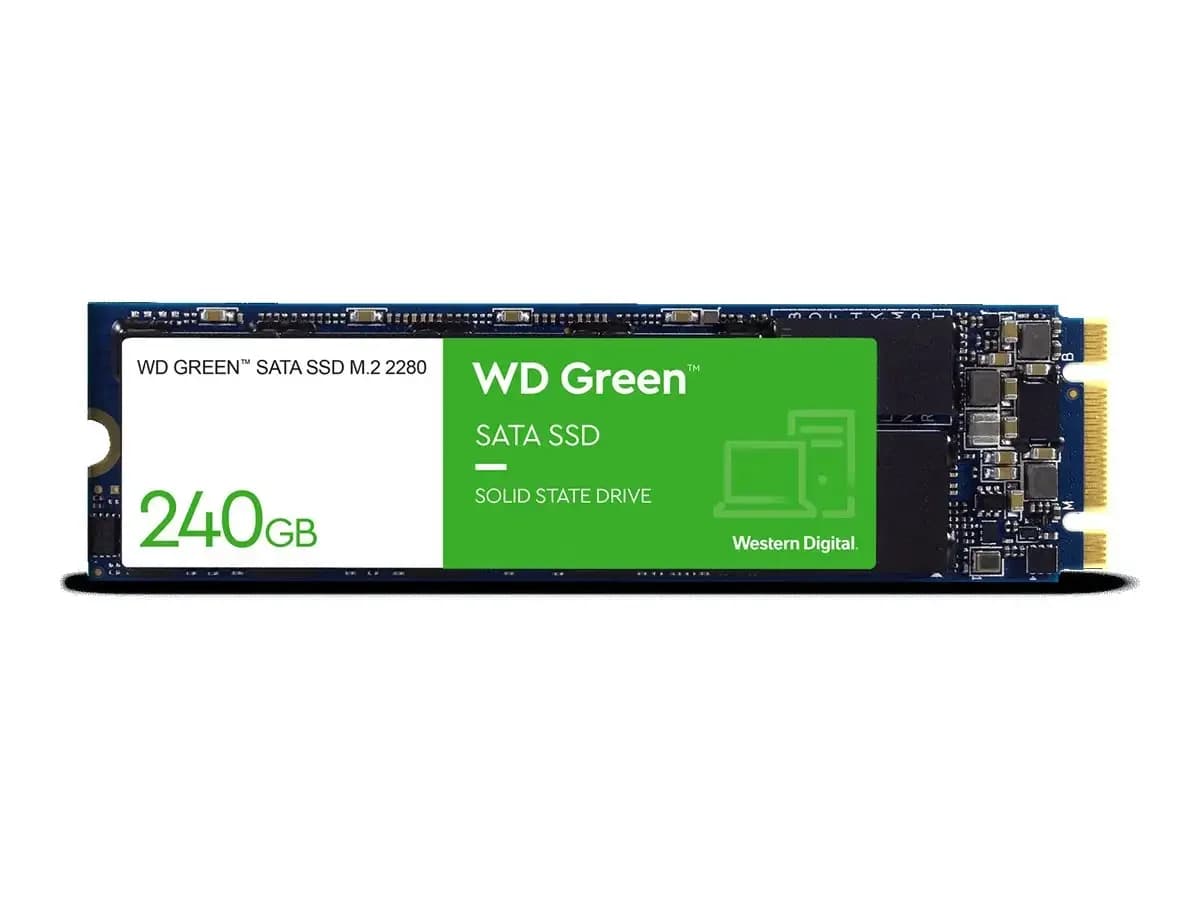 Western Digital Green WDS240G3G0B, SSD, 240 GB, internal, M.2 2280, SATA 6Gb/s (WDS240G3G0B)