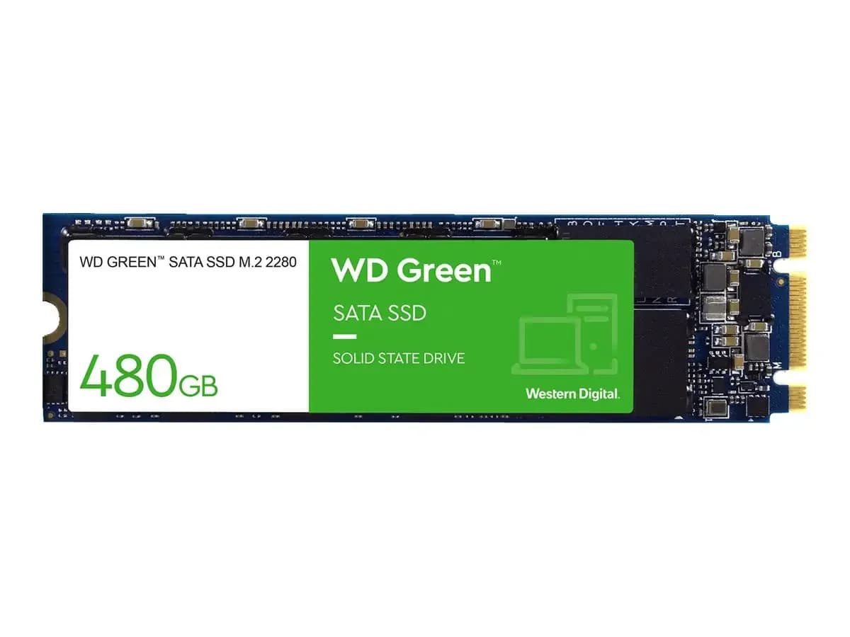 Western Digital Green, SSD, 480 GB, internal, M.2 2280, SATA 6Gb/s, Gen4 (WDS480G3G0B)
