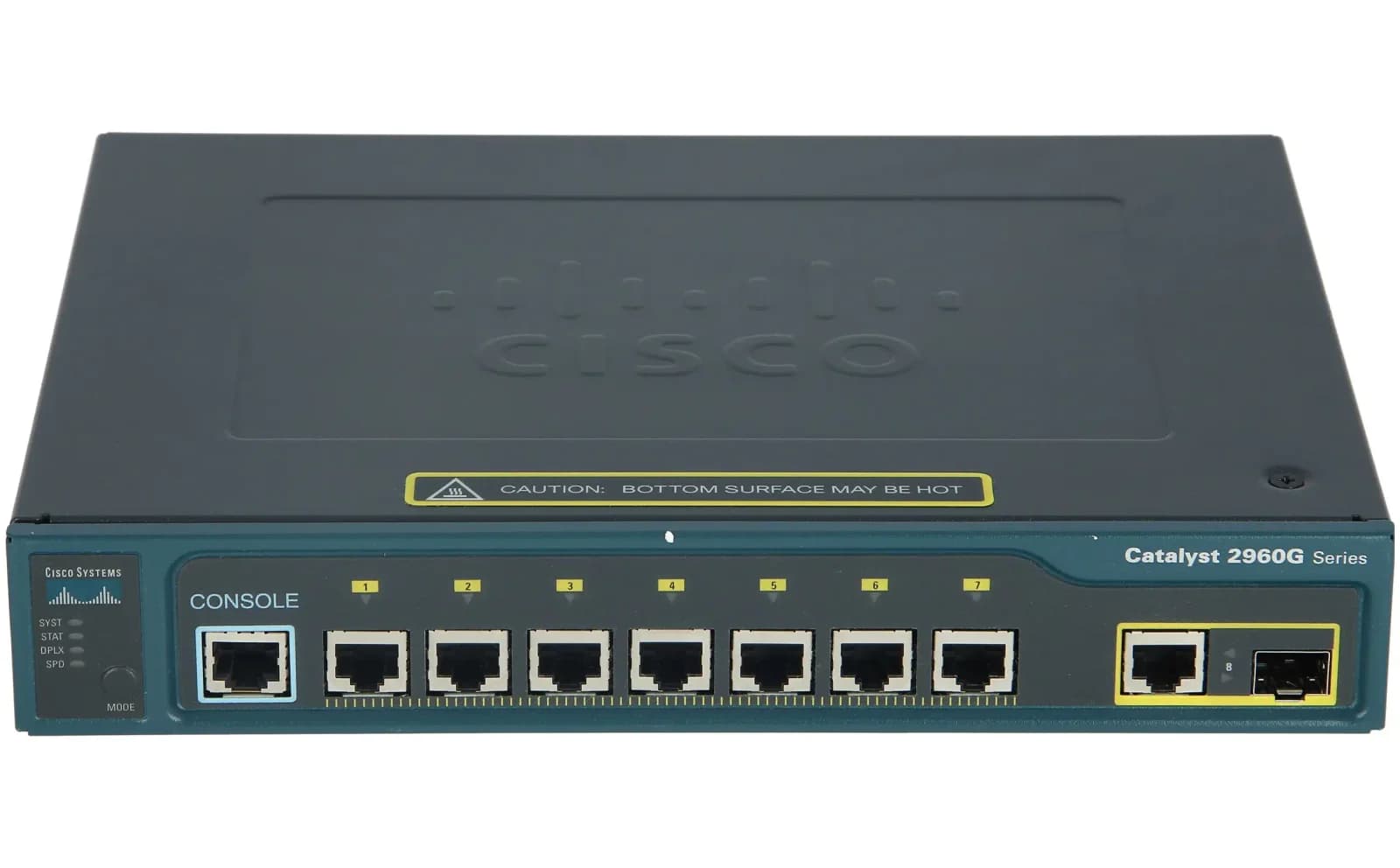 Cisco Catalyst 2960 7 10/100/1000 + 1 T/SFP LAN Base (WS-C2960G-8TC-L)
