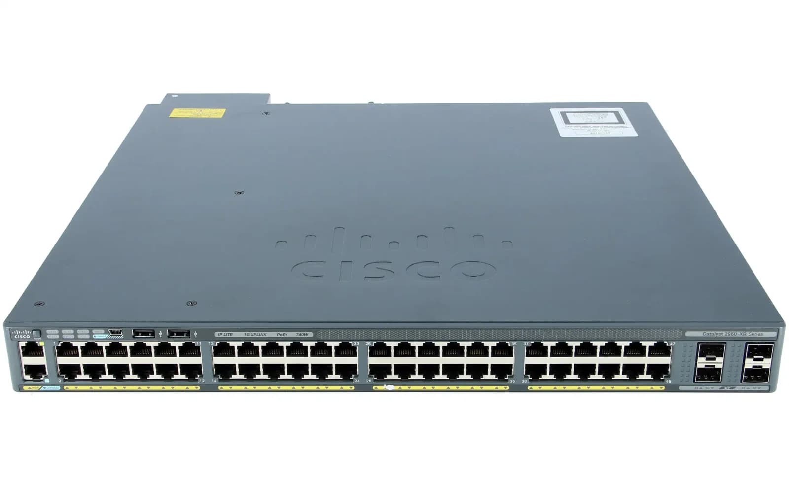 Cisco Catalyst 2960-XR 48 GigE PoE 370W, 2 x 10G SFP+, IP Lite (WS-C2960XR-48LPD-I)
