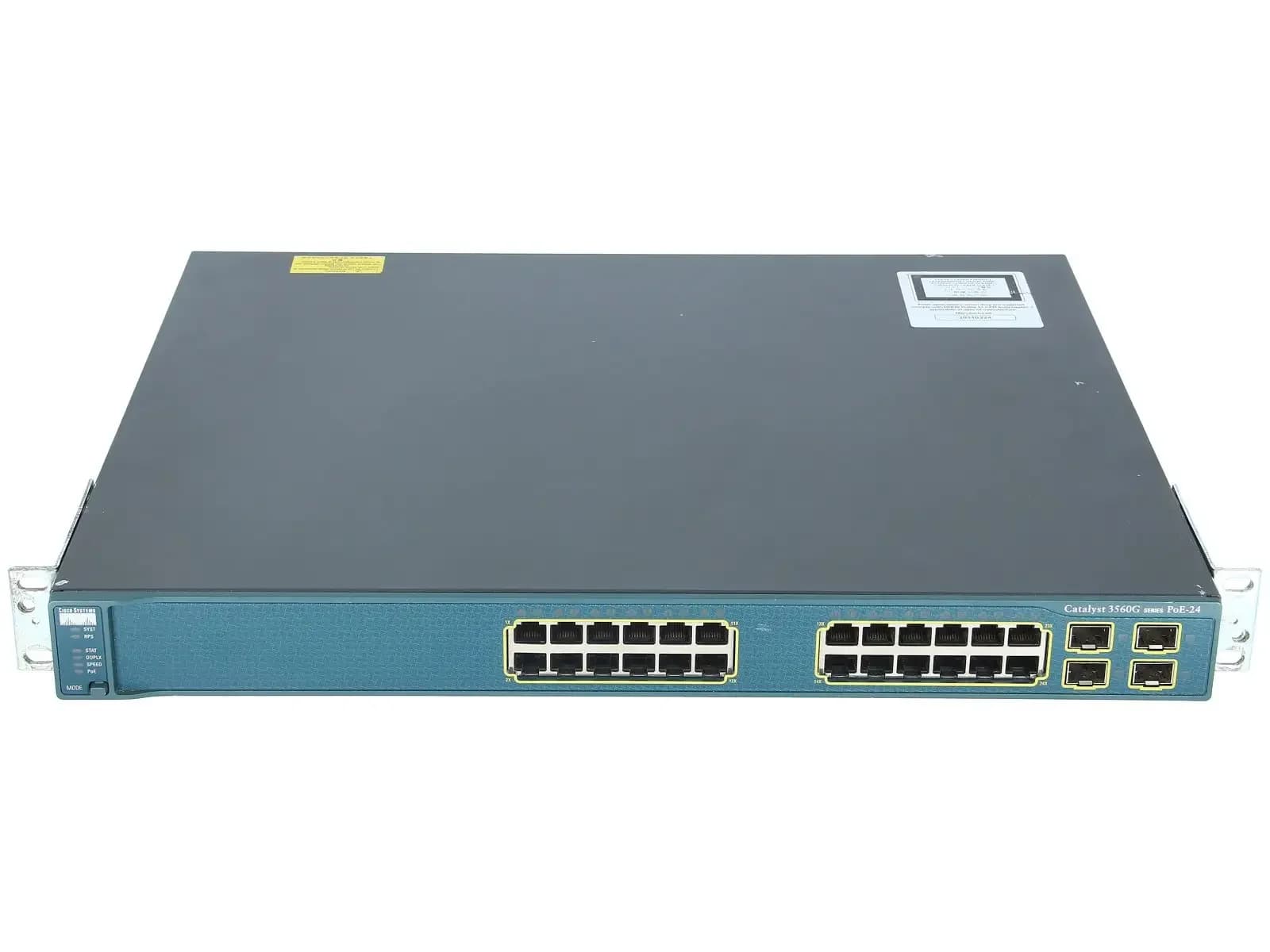 Cisco Catalyst 3560 24 10/100/1000T PoE + 4 SFP Enhanced Image (WS-C3560G-24PS-E)