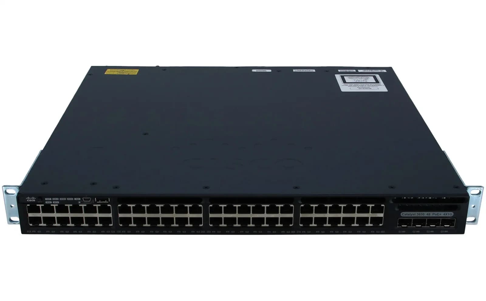 Cisco Catalyst 3650 48 Port PoE 4x1G Uplink IP Base (WS-C3650-48PS-S)