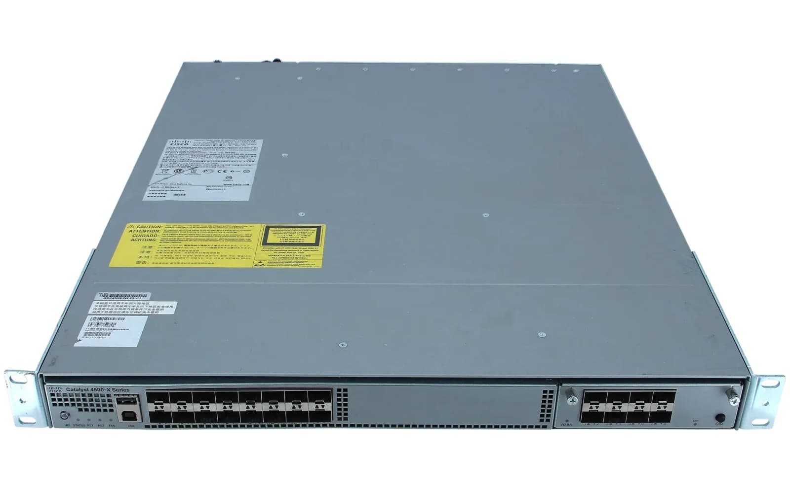 Cisco Catalyst 4500-X 24 Port 10G IP Base, Front-to-Back, No P/S (WS-C4500X-24X-IPB)