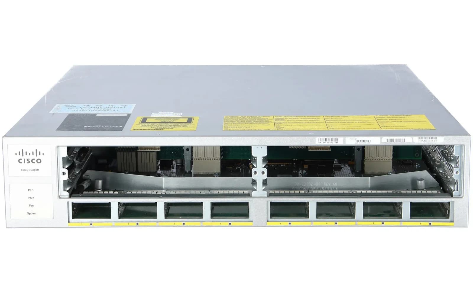 Cisco Base system with 8 X2 ports and 2 half slots (WS-C4900M)