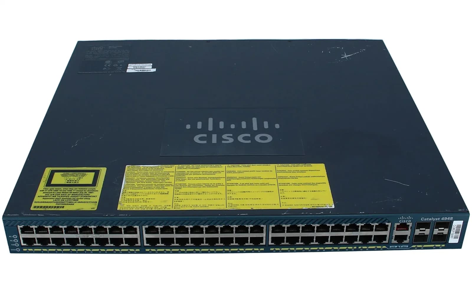 Cisco Catalyst 4948, optnl sw, 48-Port 10/100/1000+4 SFP, no p/s (WS-C4948)