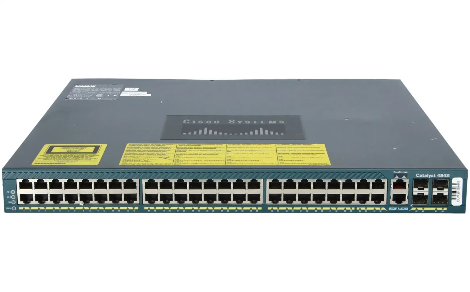 Cisco Catalyst 4948, IPB s/w, 48-Port 10/100/1000+4 SFP, 1 AC p/s (WS-C4948-S)