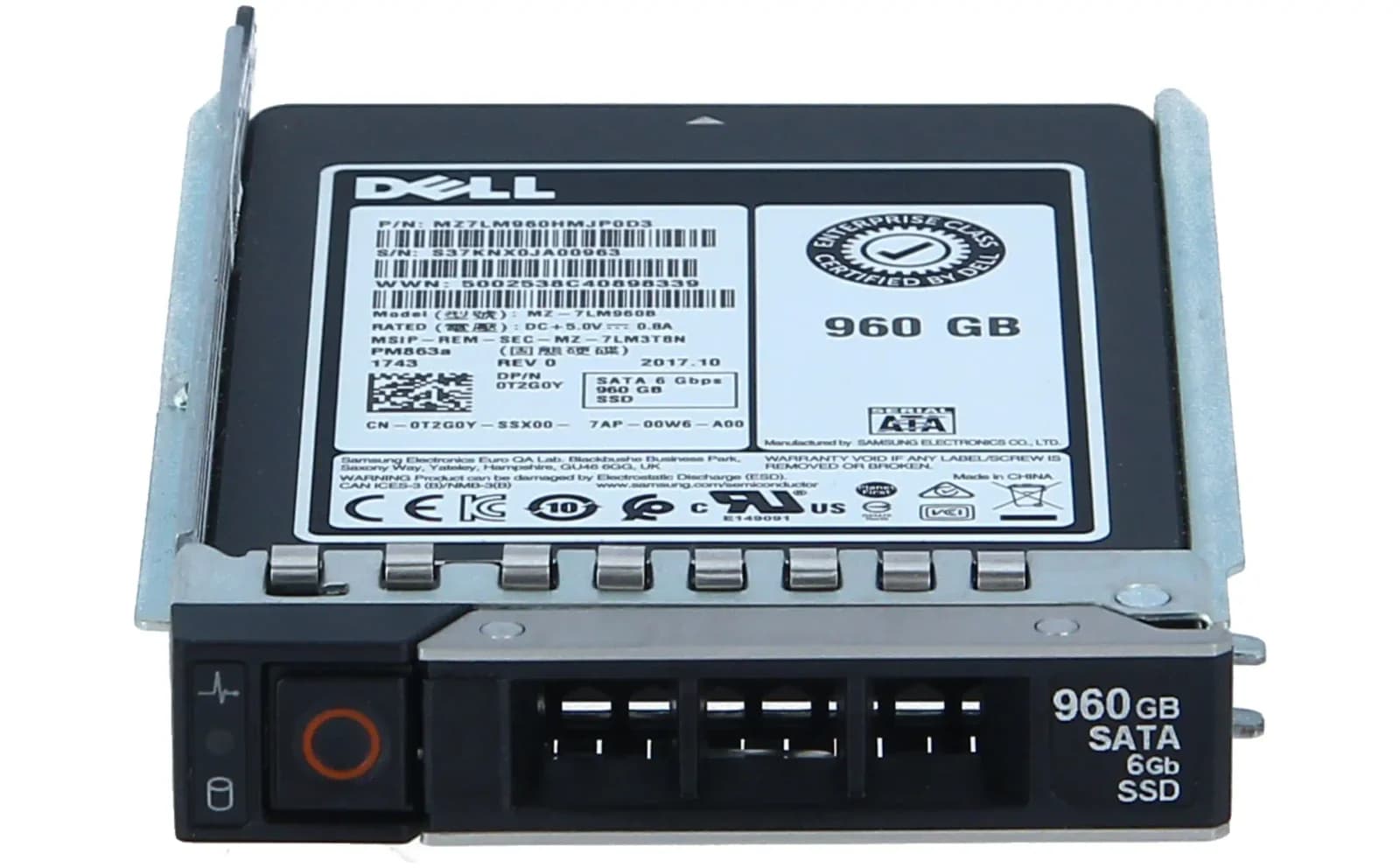 DELL 960GB SSD 2.5 SATA 6G RI 400-AXSW (WTJVC)