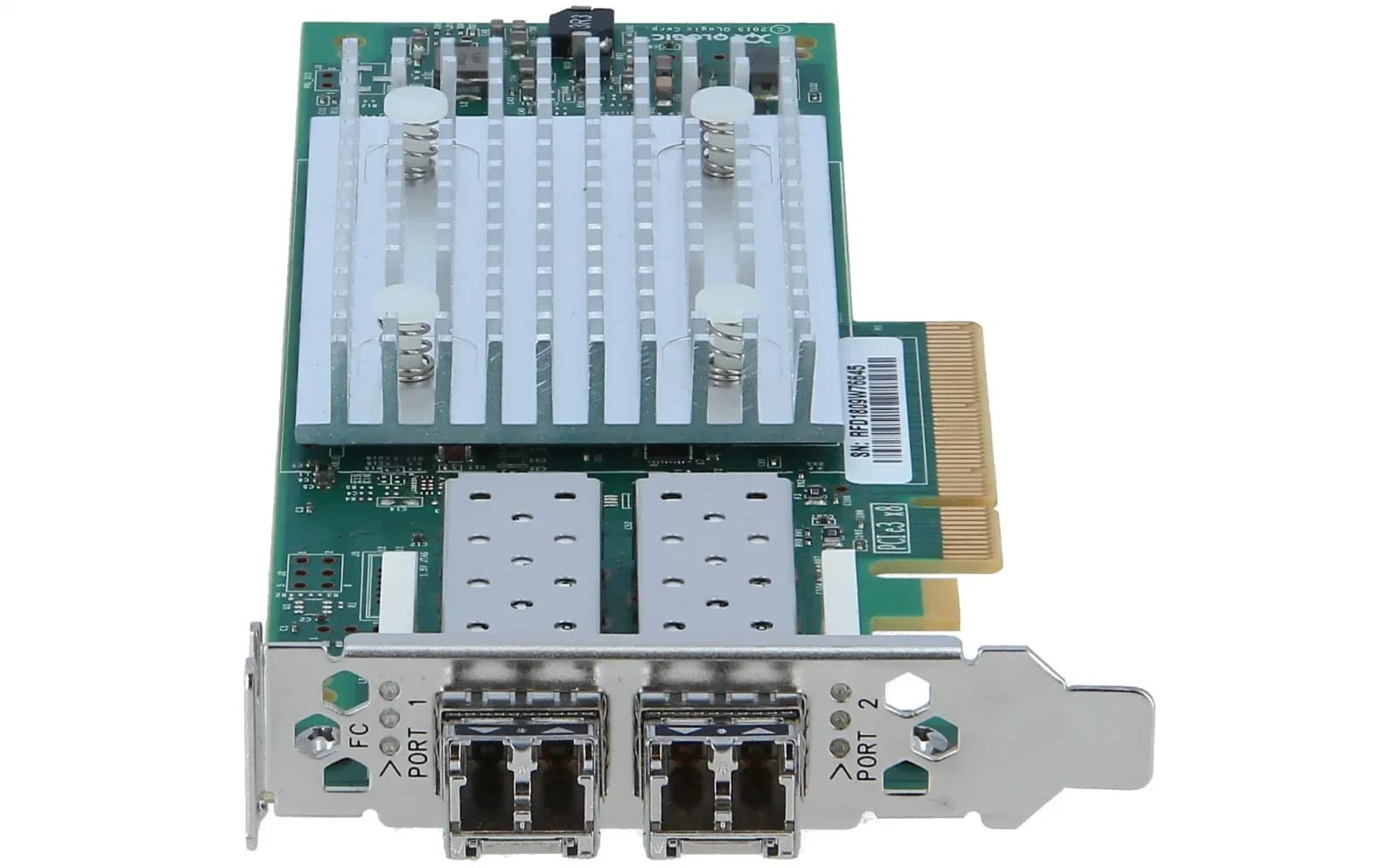 DELL Qlogic QLE2692 16GB Dual Port SFP PCIe Fibre Channel Host Bus Адаптер (WVT0T)