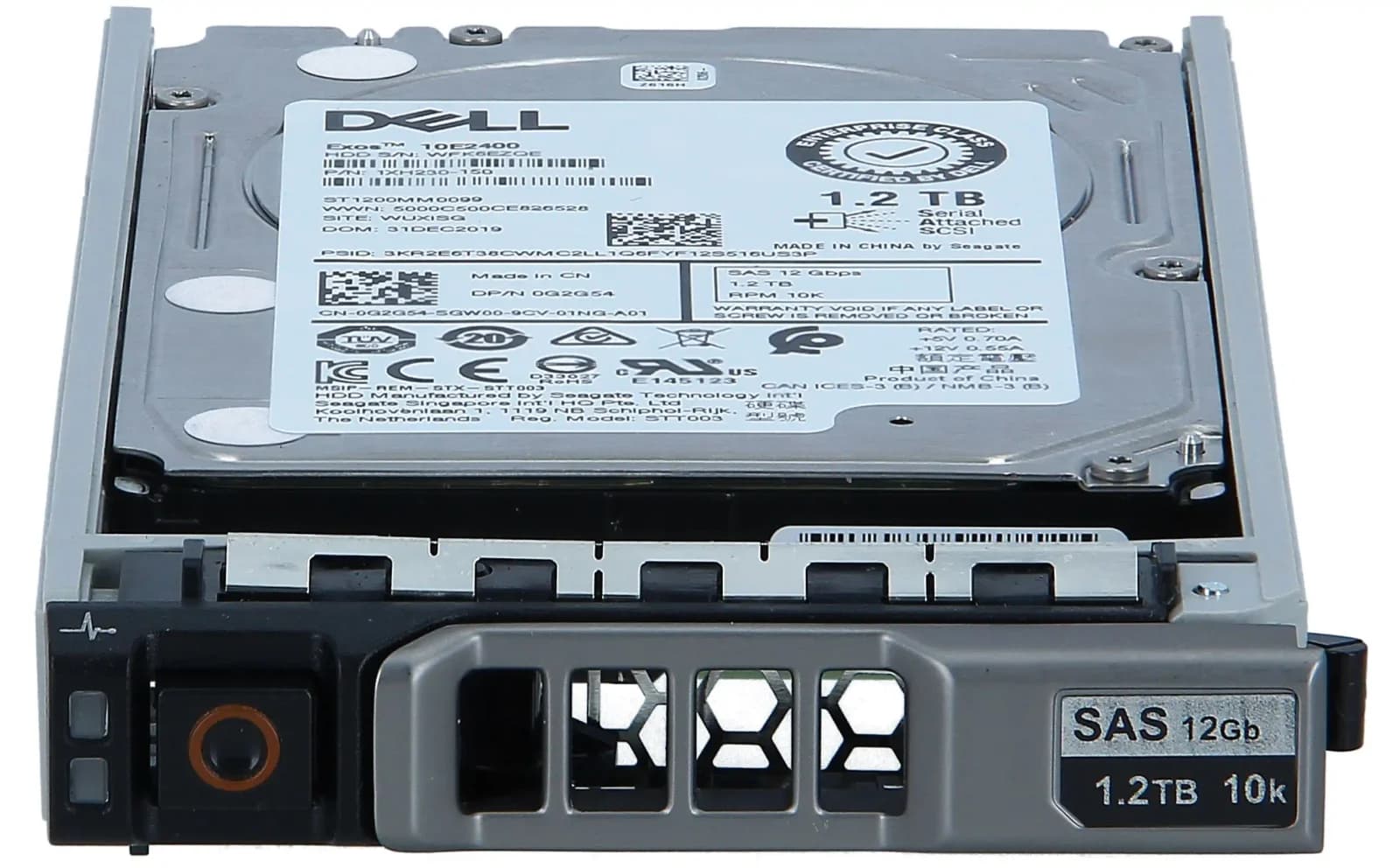 DELL 1.2TB 10K SAS 2.5IN HDD (WXPCX)