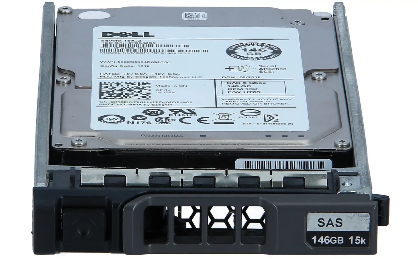 DELL 146GB 15K SAS 2.5 INCH HDD (X162K)