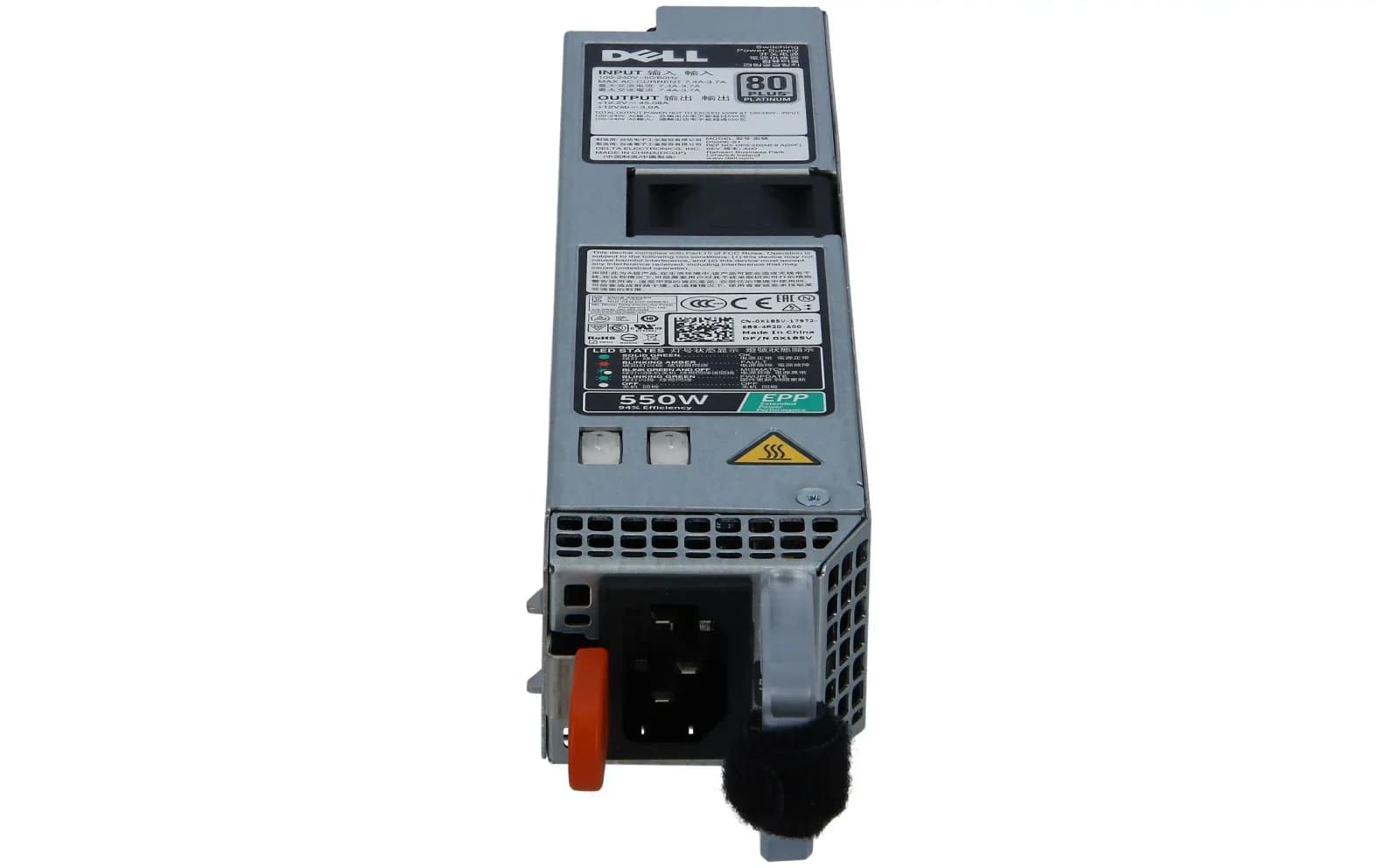 DELL 550W 80 PLUS PLATINUM 94% EPP POWER SUPPLY (X185V)