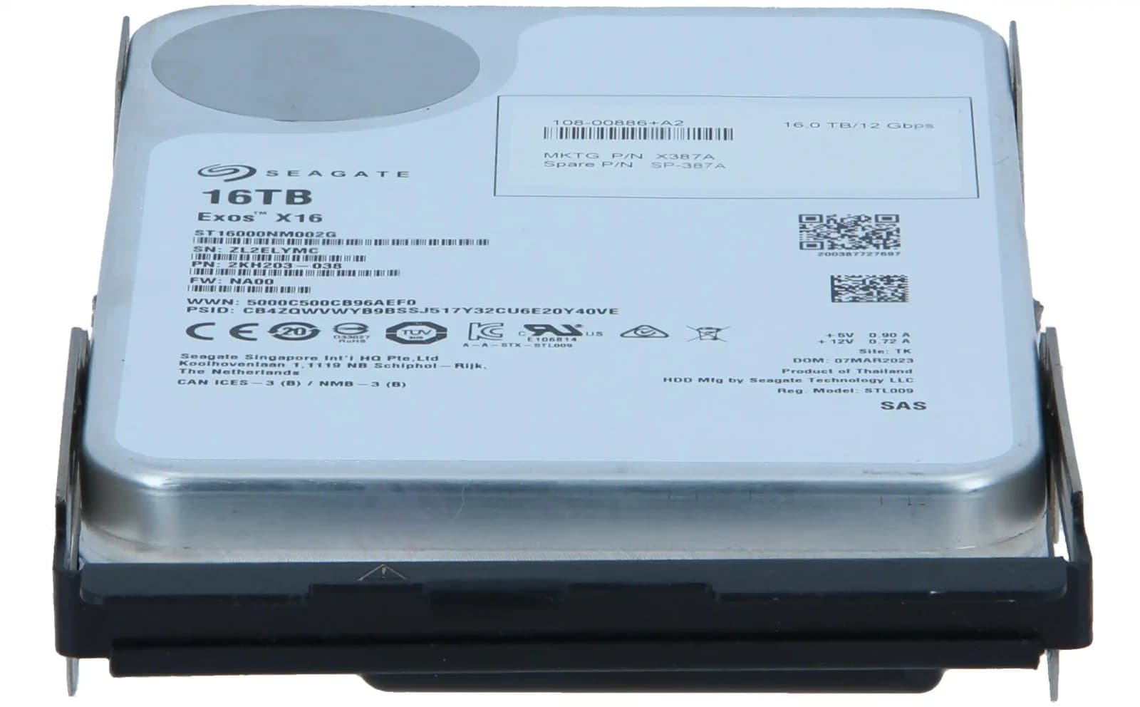NetApp 16TB 7.2K 12G SAS 3.5 (X387A)