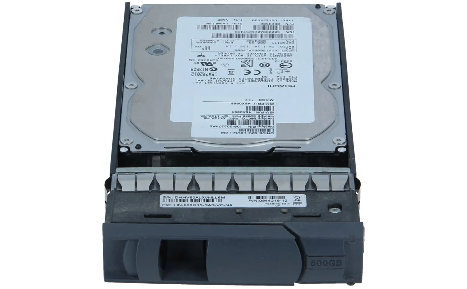 NetApp 600GB 15K 3G 3.5INCH SAS HDD (X412A-R5)