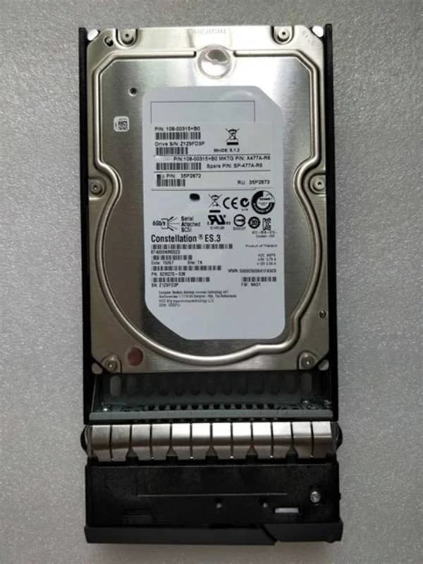NetApp 4TB SAS 6G 7.2K LFF HDD (X477A-R5)