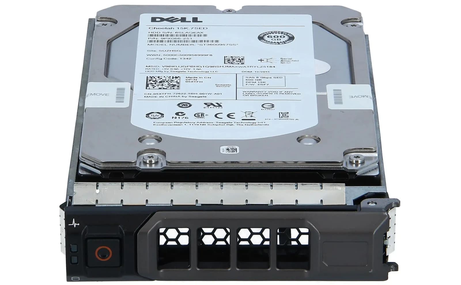 DELL 3.5 SAS HDD TRAY FOR R410/R610/R710/T410/T610/T710 (X968D)