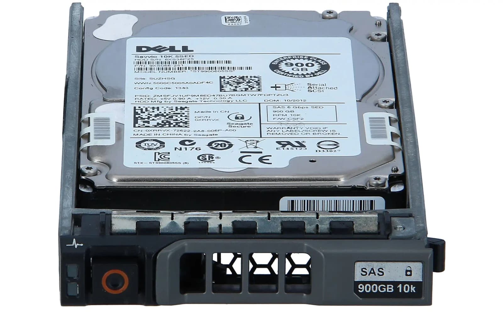 DELL 900GB 10K 6G 2.5INCH SAS HDD (XRRVX)