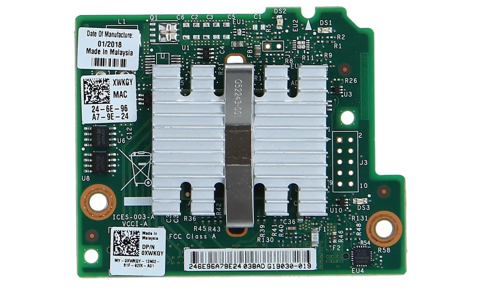 DELL Intel X520 KR Dual-Port 10Gb (XWKGY)
