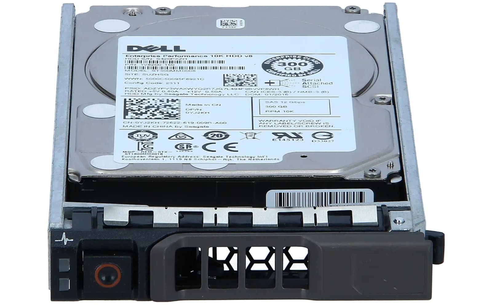 DELL 300GB 10K 12G 2.5INCH SAS HDD (YJ2KH)