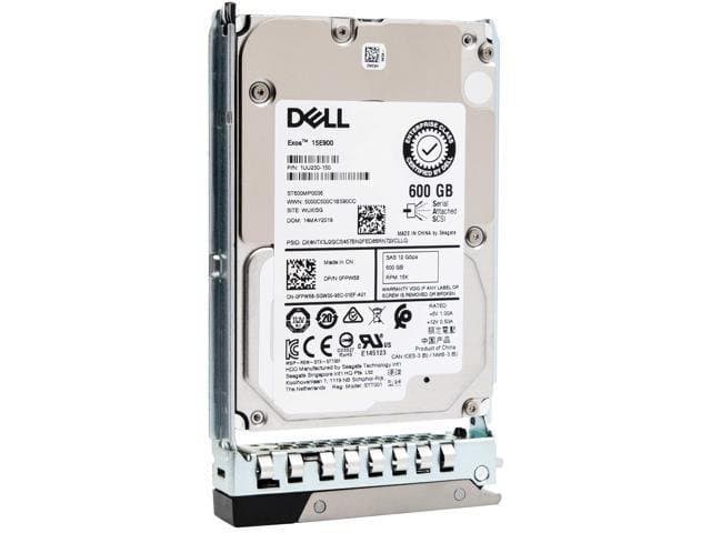 Жёсткий диск для сервера Dell 600GB 15K RPM SAS 12Gbps 512n 2.5in Hot-plug (400-ATIN)