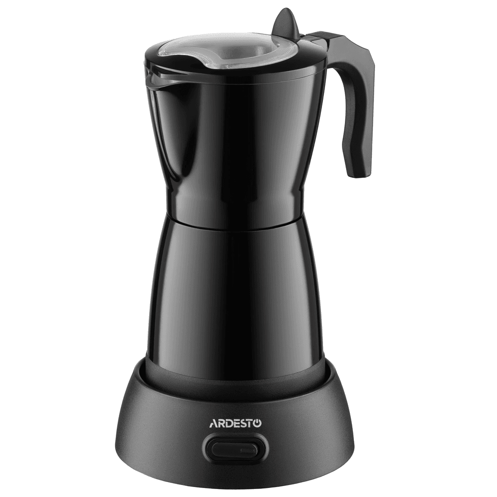Электрическая гейзерная кофеварка Ardesto, 0.3 л, чёрная (CMM-X300B)
