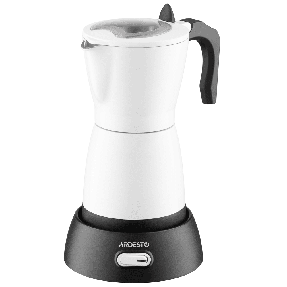 Электрическая гейзерная кофеварка Ardesto, 0.3 л, белая (CMM-X300W)