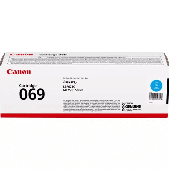 Тонер-картридж Canon 069 Cyan (5093C002AA)