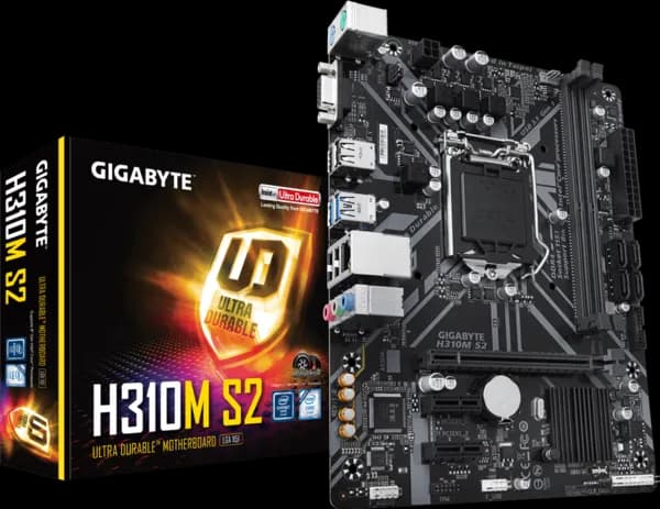 Материнская плата Gigabyte H310M S2 (LGA1151, mATX)