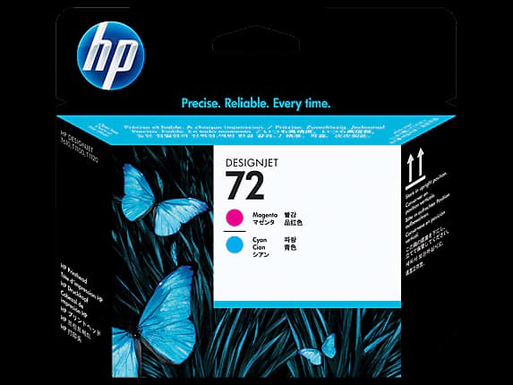 Печатающая головка HP 72 Magenta and Cyan DesignJet (C9383A)