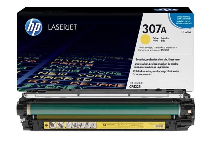 Тонер-картридж HP 307A Yellow LaserJet (CE742A)