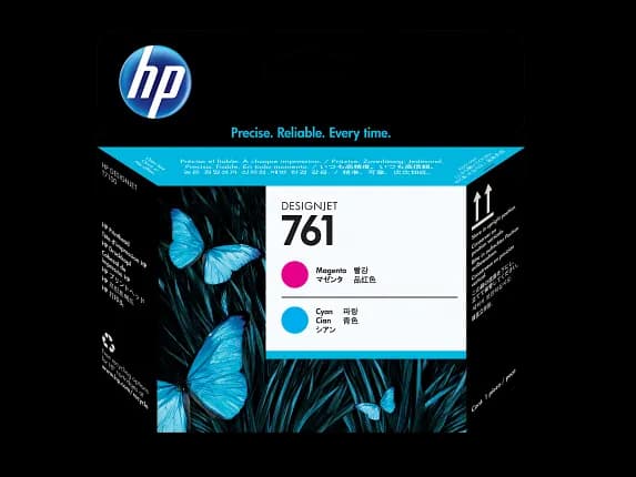 Печатающая головка HP 761 Magenta/Cyan DesignJet (CH646A)