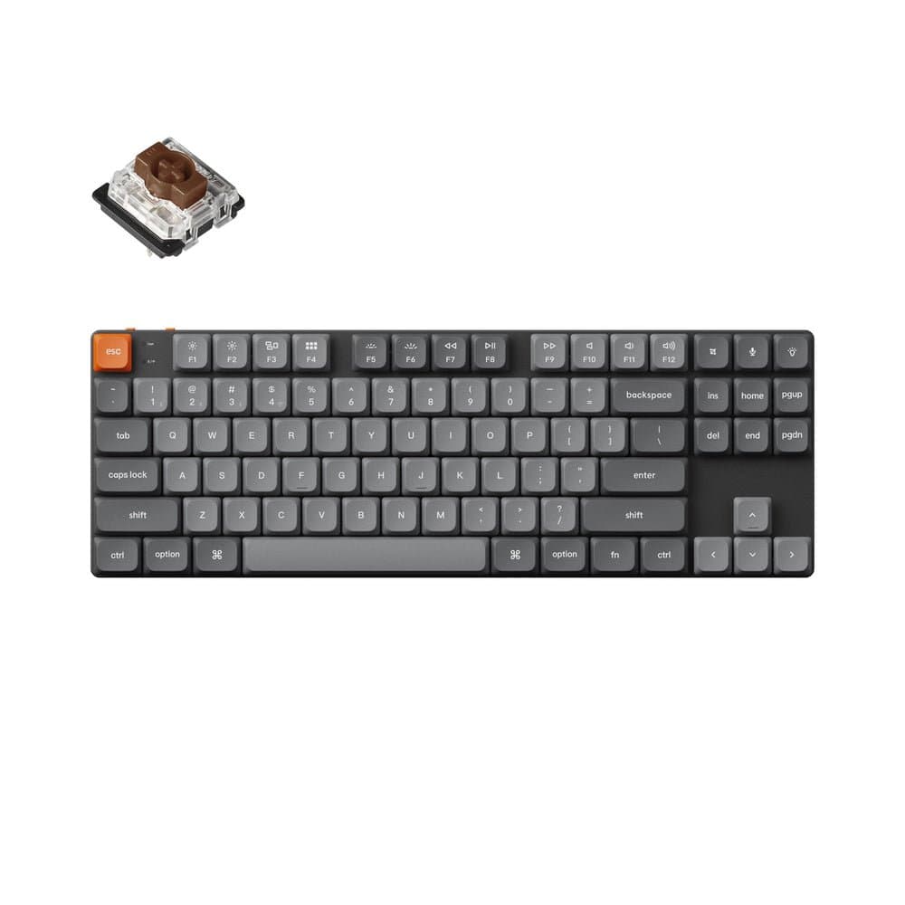 Клавиатура Keychron K1 Max Gateron White Backlight Brown Switch (K1M-A3Z-AZ)